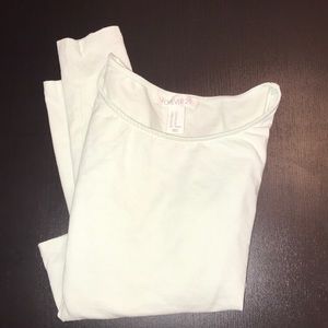 Light mint crop top
